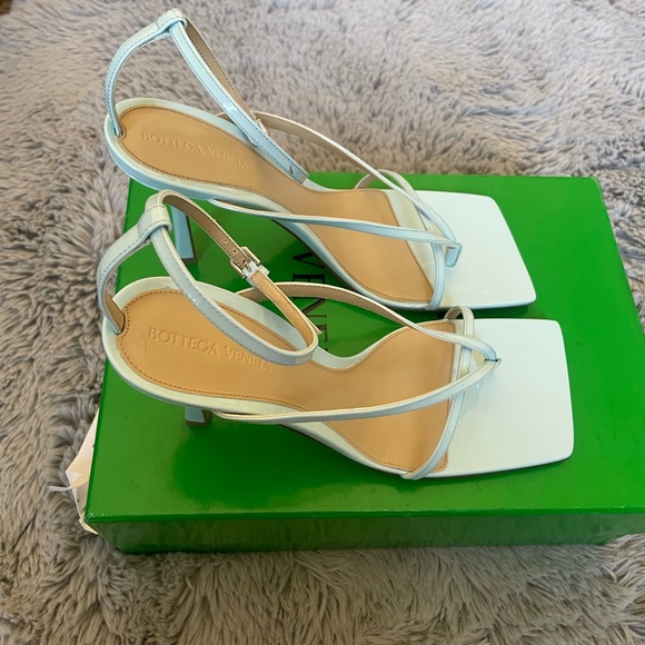 Bottega Veneta Baby blue Strappy Heels - Picture 2 of 8